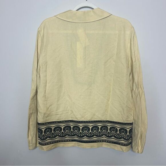 Jonathan Simkhai Abel Linen blend eyelet top NWT XS - Picture 6 of 13